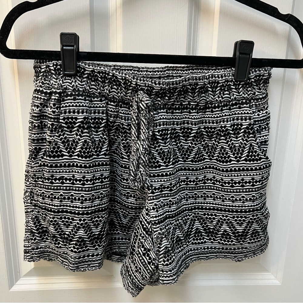 Black and White shorts